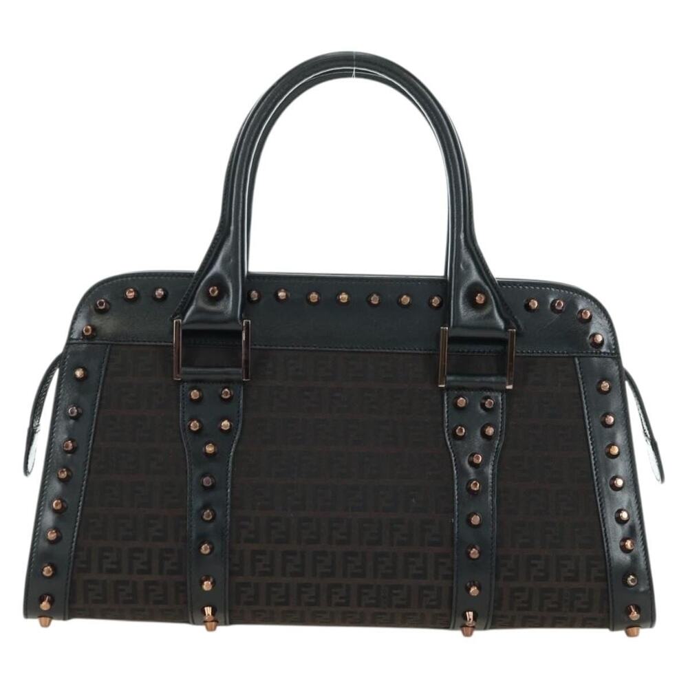 Fendi Zucchino Handbag Brown